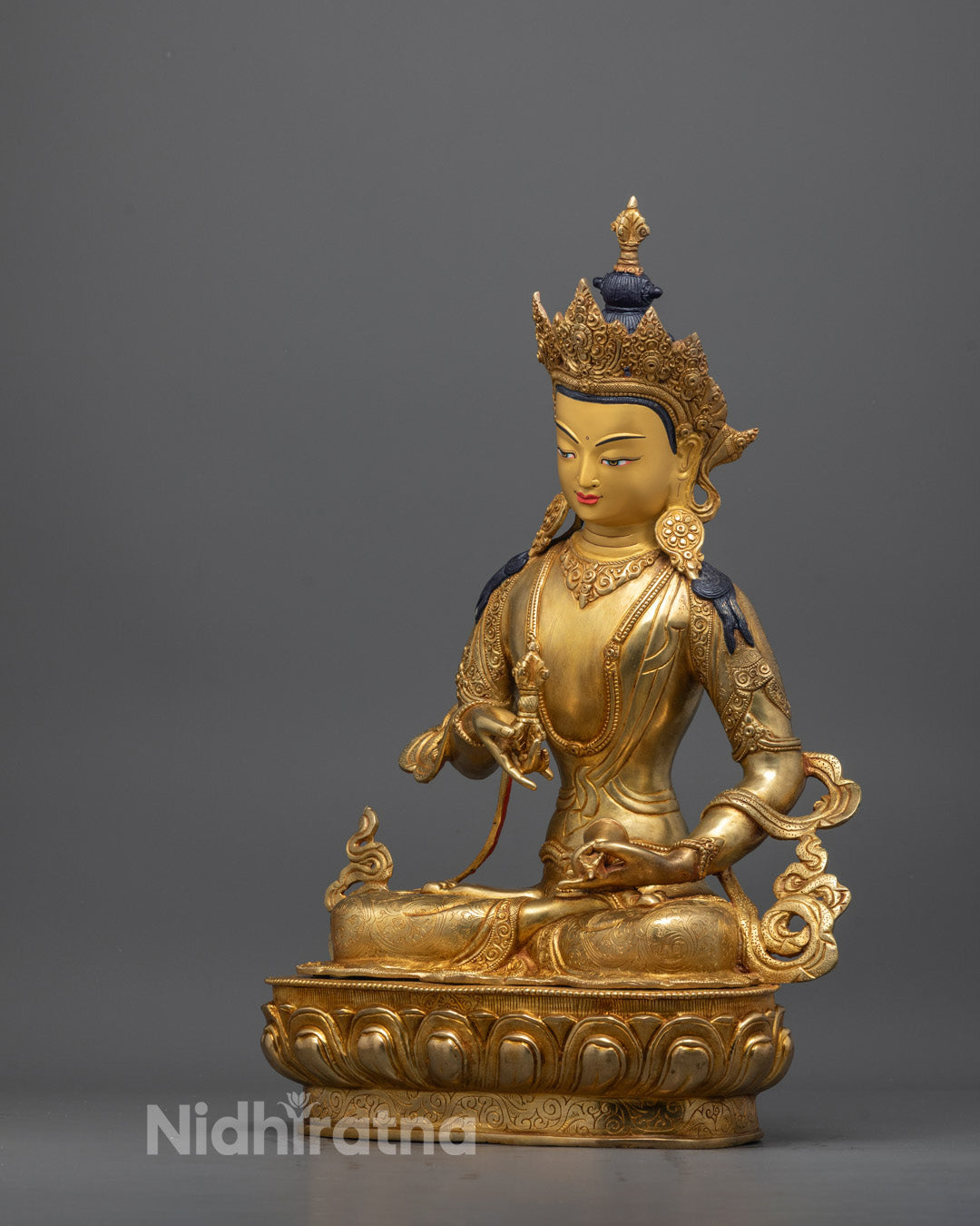 Authentic Vajrasattva Statue | Handcrafted Deity for Meditation
