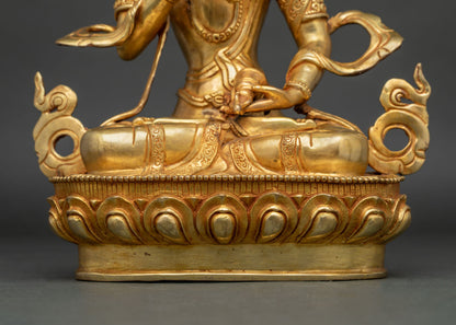 Traditional Vajrasattva Statue | Handmade Buddhist Meditation Figurine