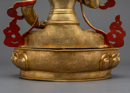 Authentic Vajrasattva Statue | Handcrafted Deity for Meditation