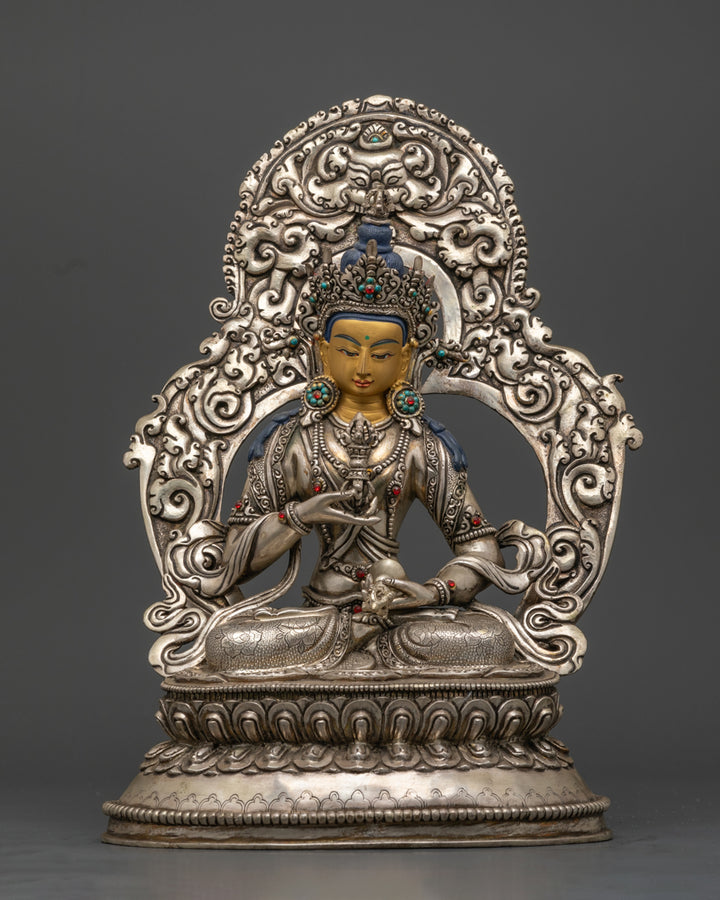 Gold-Plated Vajrasattva Statue | Traditional Himalayan Craftsmanship