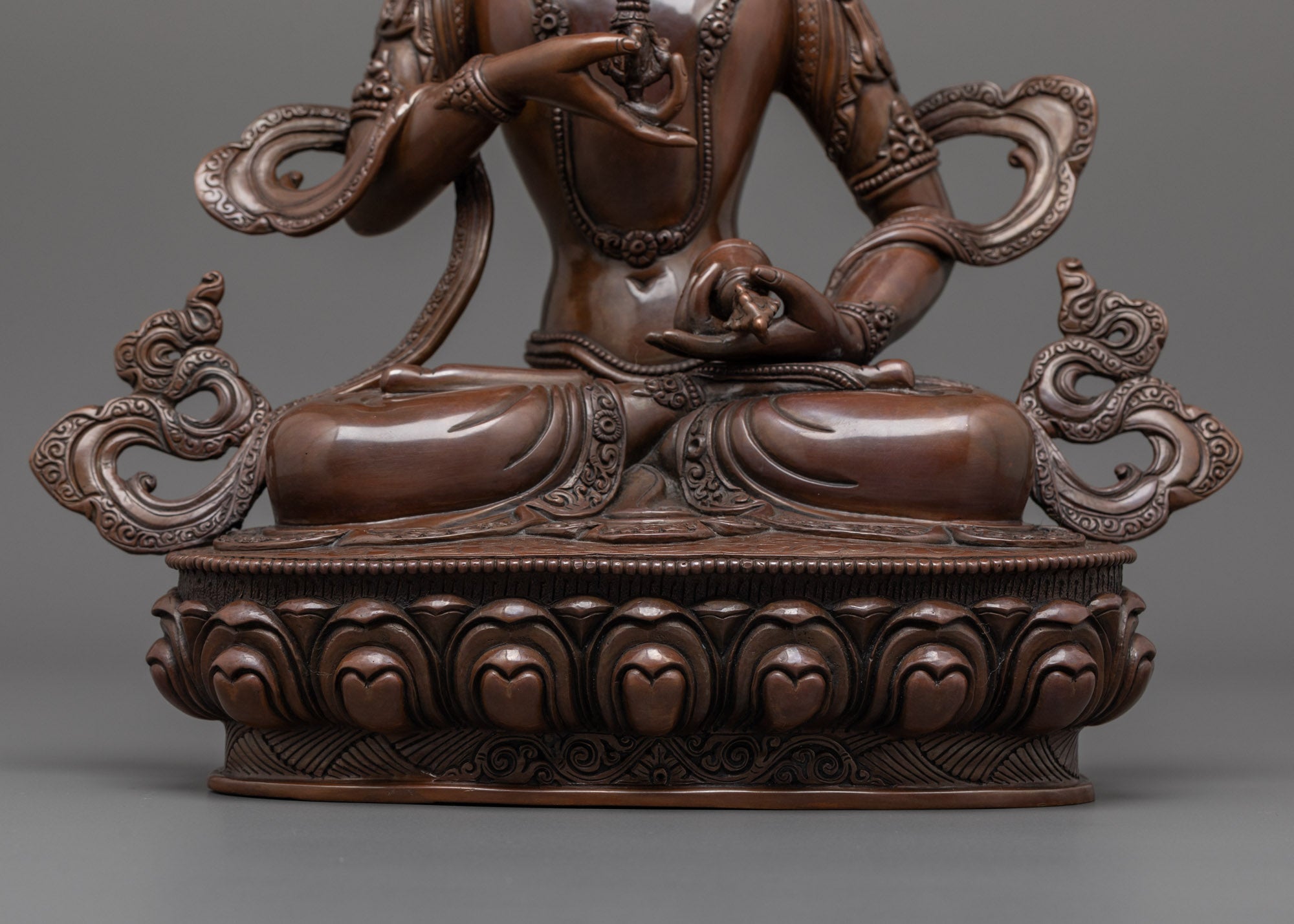 Purifier Dorje Sempa Sculpture | Detailed Handmade Oxidized Statue