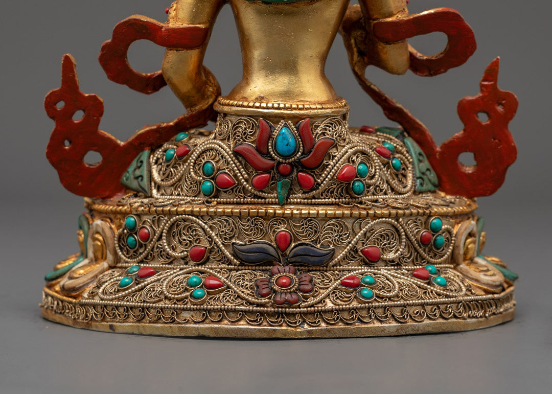 Sacred Vajrasattva Statue | Nepali Buddhist Sculpture