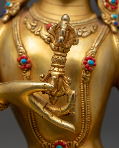Handcrafted Vajrasattva Statue | Buddhist Deity of Purification