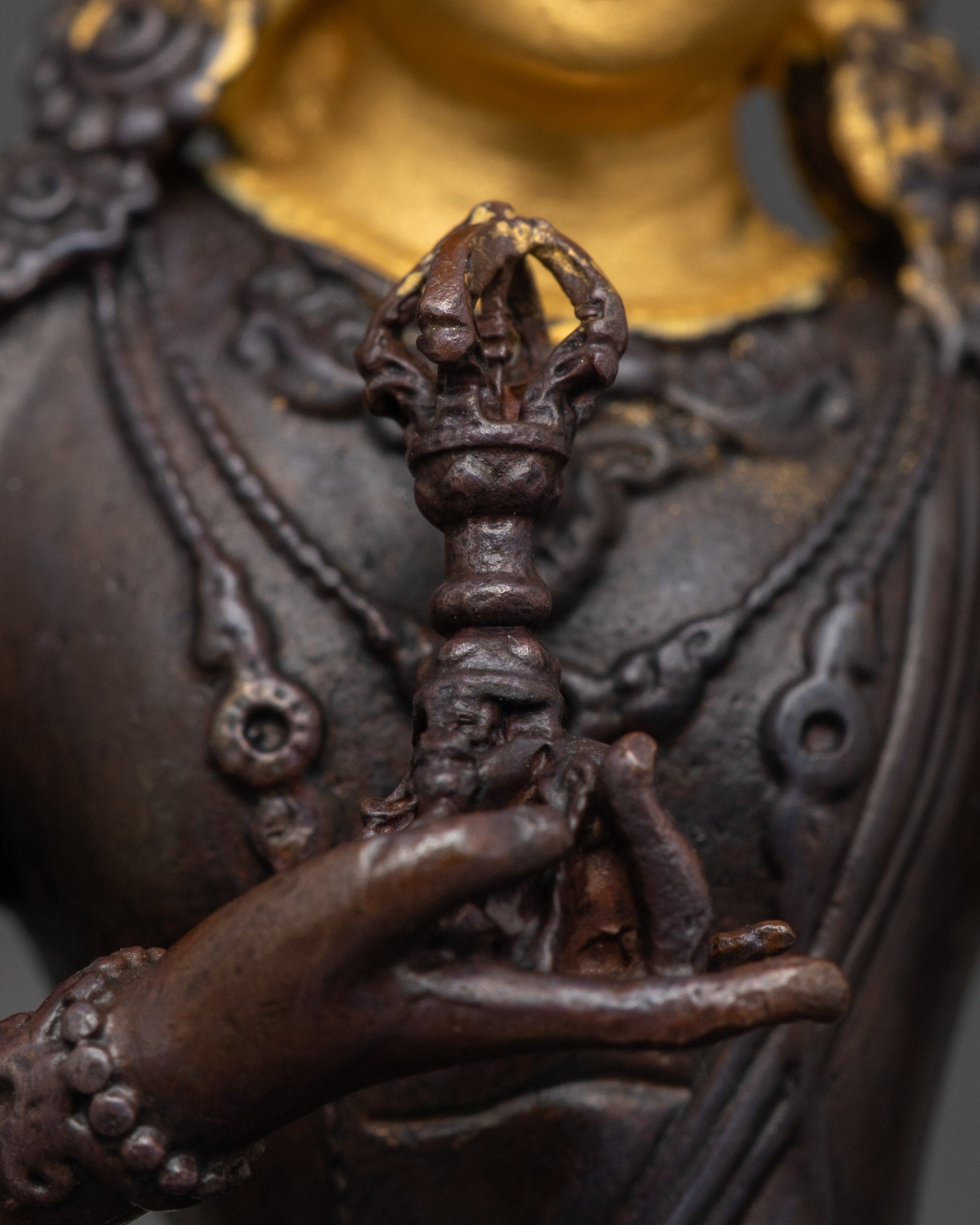 Precision Crafted Vajrasattva Figurine | Detailed Sculpture for Altar