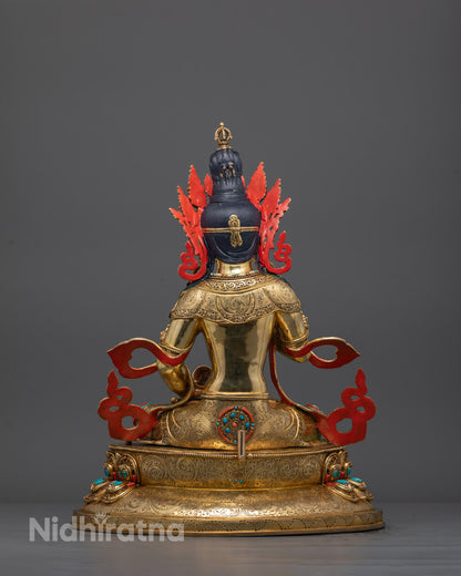 Vajra Hero Dorje Sempa Statue | Handcrafted Tibetan Buddhist Sculpture