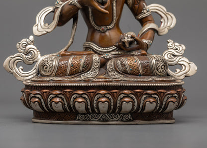Handmade Vajrasattva Sculpture | Nepalese Buddhist Art