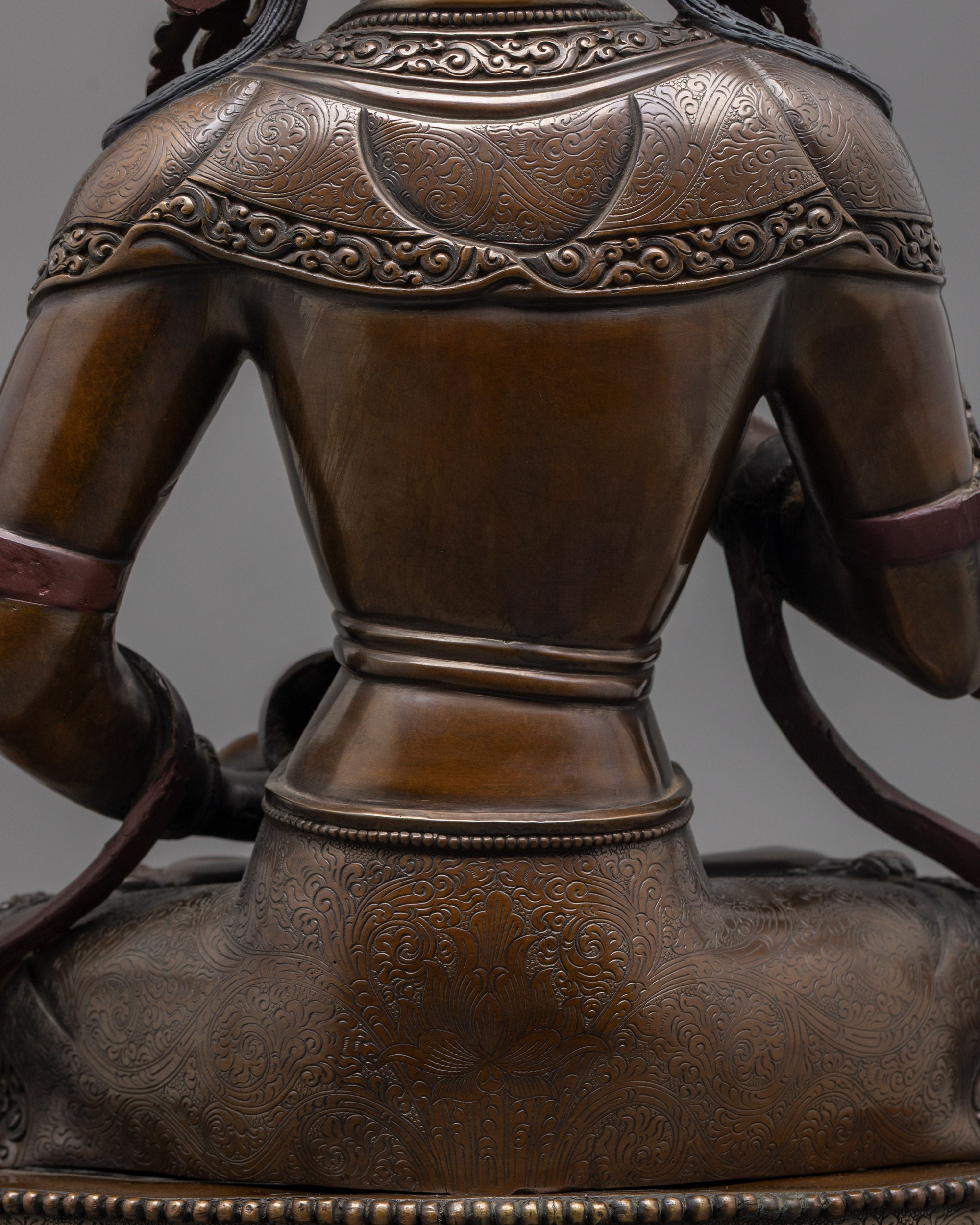 Tibetan Vajrasattva Statue | Nepalese Buddhist Purification Figure