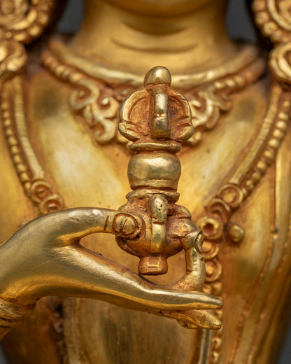 Traditional Vajrasattva Statue | Handmade Buddhist Meditation Figurine