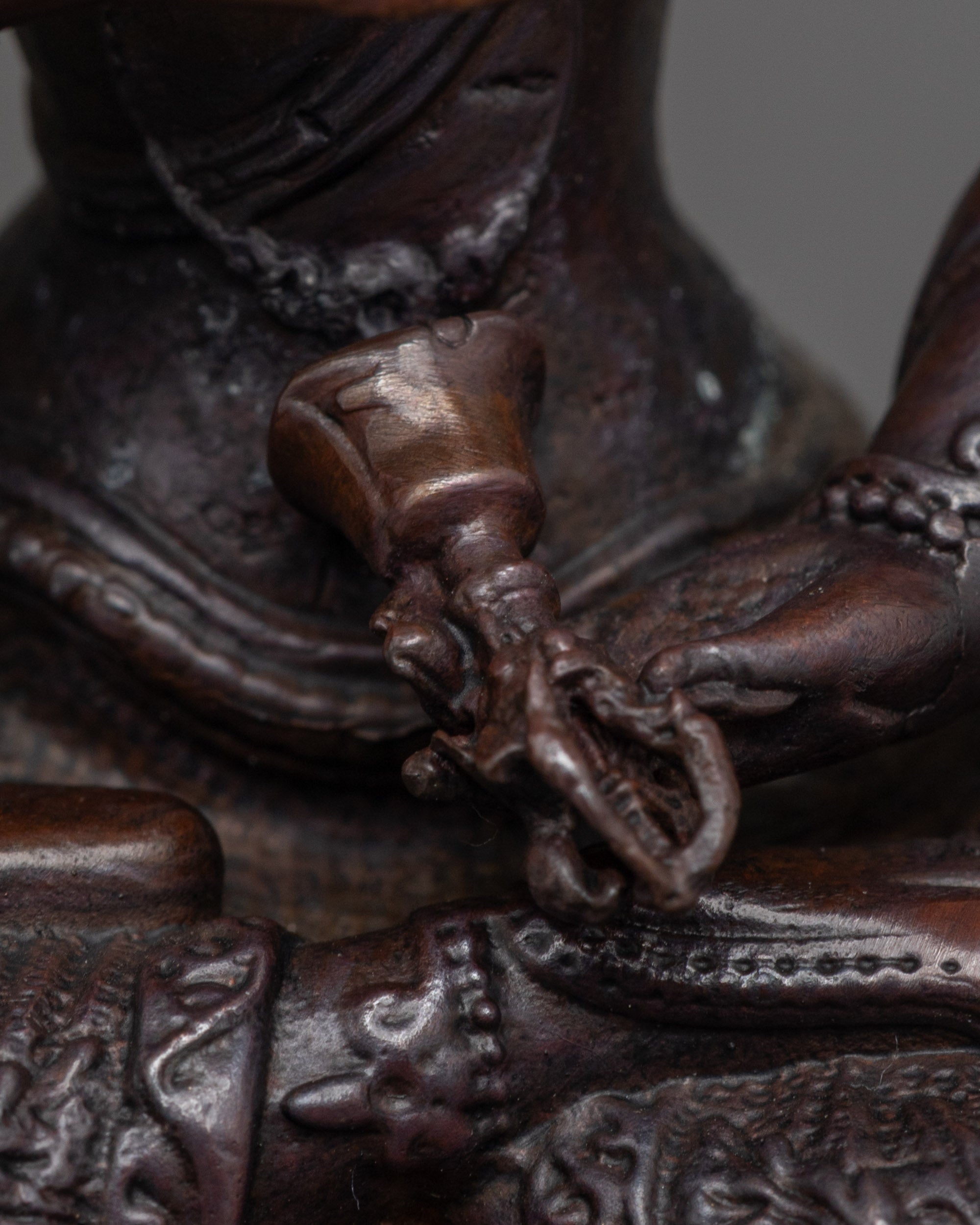 Precision Crafted Vajrasattva Figurine | Detailed Sculpture for Altar