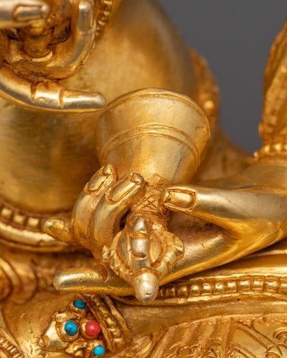 Handcrafted Vajrasattva Statue with Fine Detailing | Nepal Traditional Art