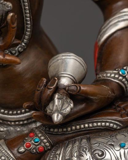 Antique Vajrasattva Sculpture | Mahayana Buddhism Purification Deity