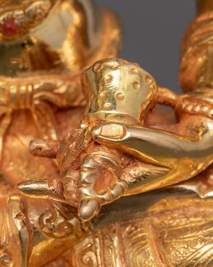 Vajrasattva Dorje Sempa Sculpture | Traditional Himalayan Art of Nepal
