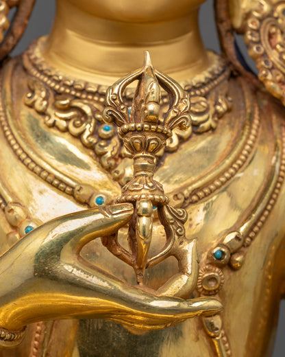 Vajrasattva Buddhist Statue | Traditional Nepal Craft