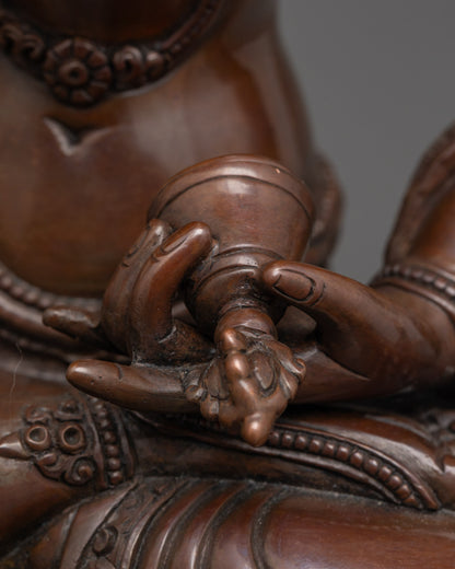 Purifier Dorje Sempa Sculpture | Detailed Handmade Oxidized Statue