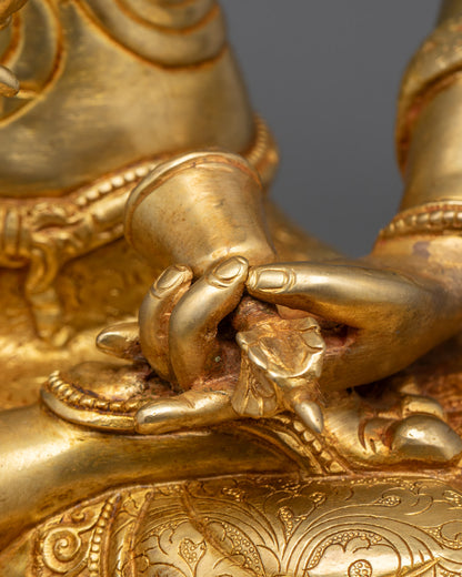 Authentic Vajrasattva Statue | Handcrafted Deity for Meditation