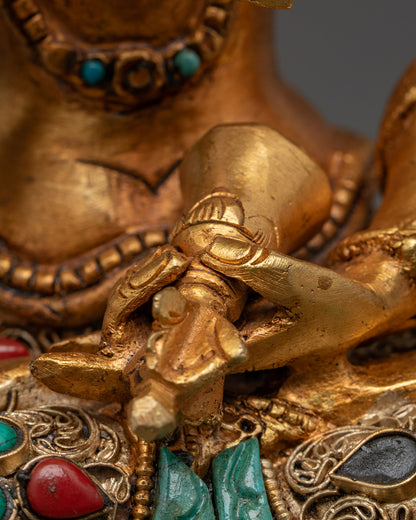 Sacred Vajrasattva Statue | Nepali Buddhist Sculpture