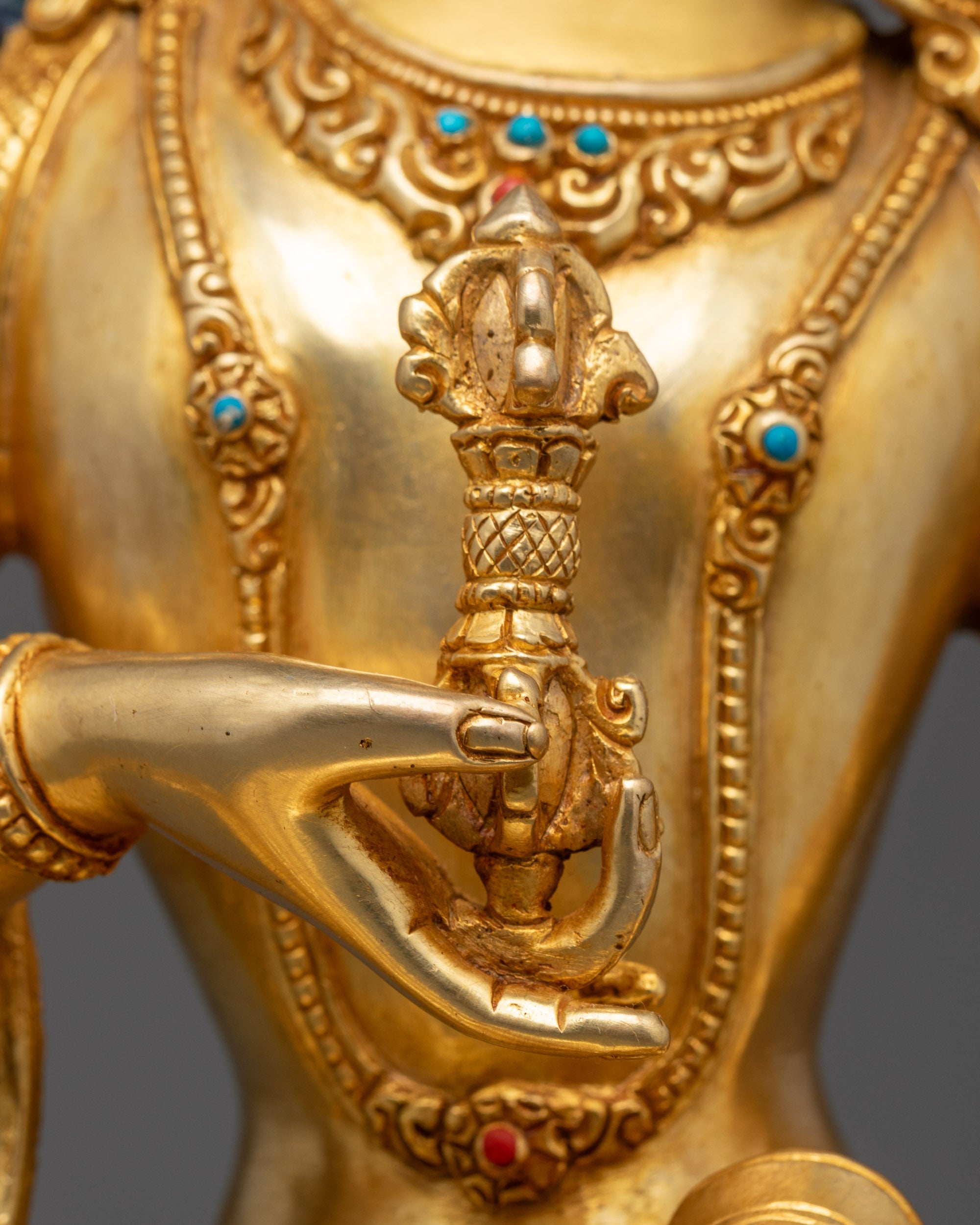 Handcrafted Vajrasattva Statue with Fine Detailing | Nepal Traditional Art
