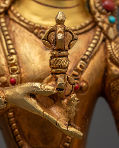 Sacred Vajrasattva Statue | Nepali Buddhist Sculpture