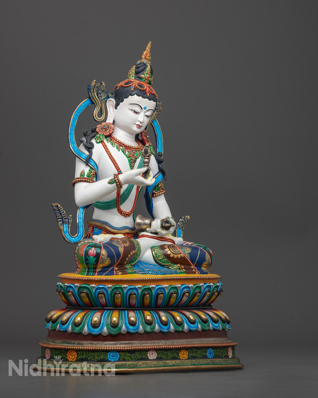 14.9-Inch Vajrasattva Statue | Sacred Symbol of Vajrayana Buddhism