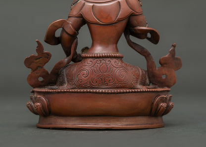 Vajrasattva Statue (Pure Sliver Vajra and Bell)