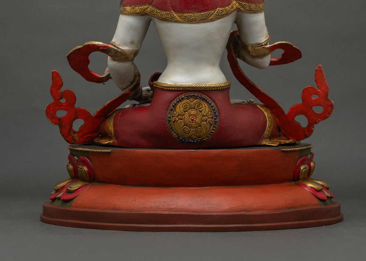 Vajrasattva (Dorje Sempa) Statue – Vibrant Buddhist Figurine