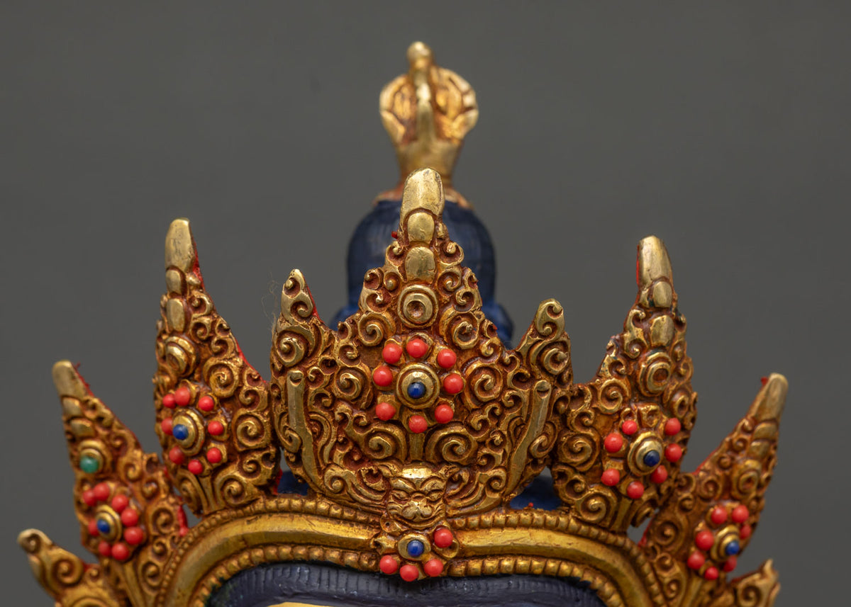 Vajrasattva (Dorje Sempa) Statue – Vibrant Buddhist Figurine