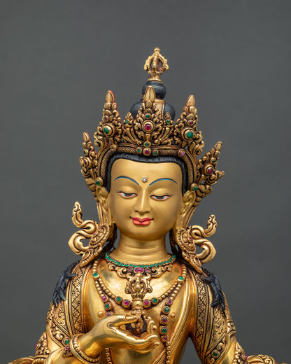 Vajrasattva Statue for Karma Purification | Tibetan Buddhist Artwork