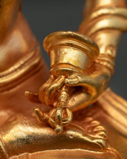 Vajrasattva Statue | Traditional Vajrayana Buddhist Artwork