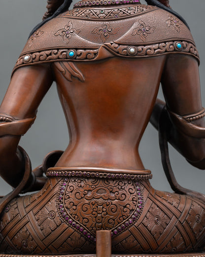 Oxidized Vajrasattva Statue | Icon of Negative Karma Purification