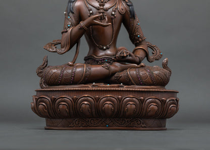 Oxidized Vajrasattva Statue | Icon of Negative Karma Purification