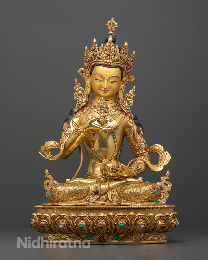 Vajrasattva Bodhisattva Statue | Sacred Tibetan Sculpture