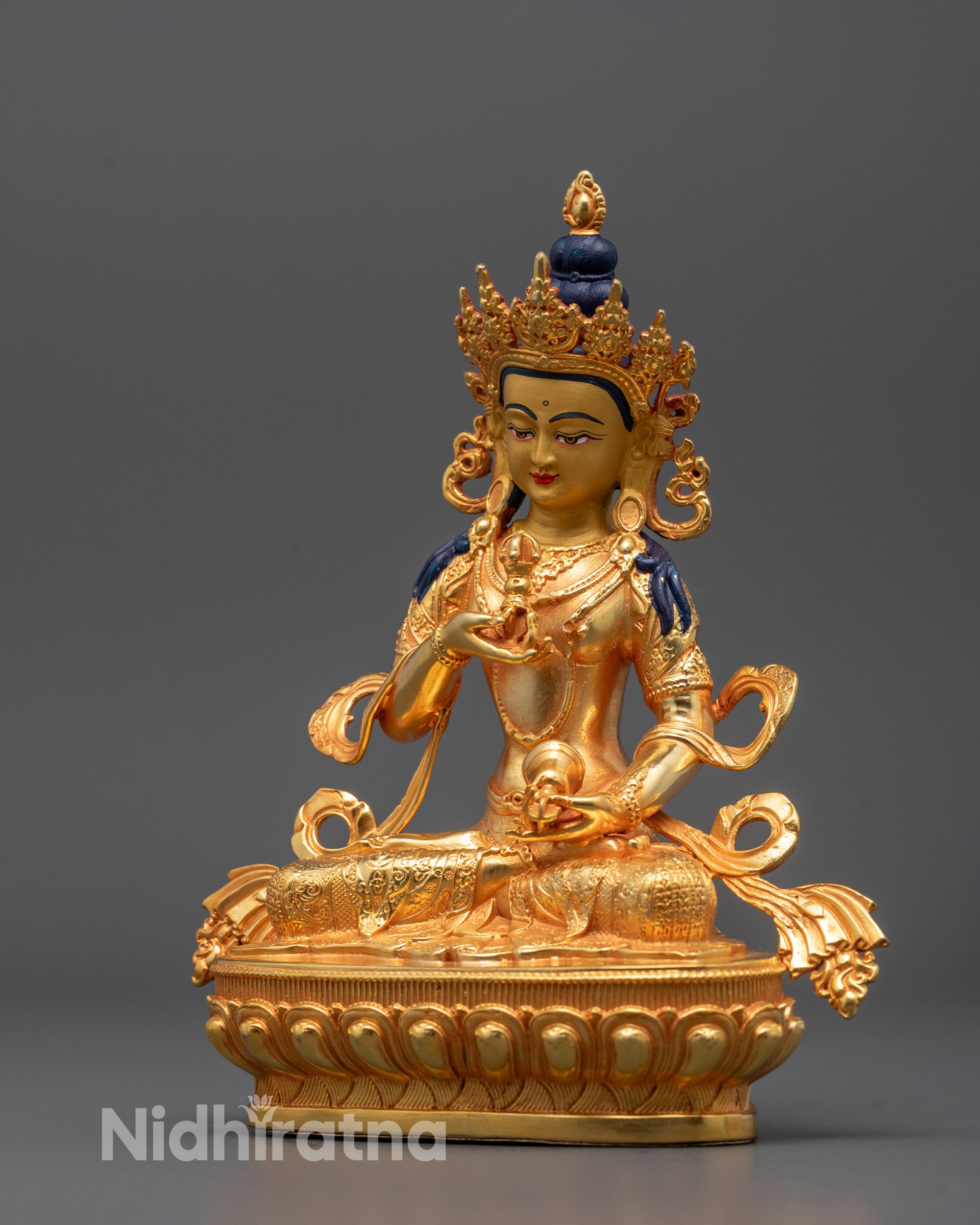Vajrasattva Statue designed for consecration with sacred mantras or relics.