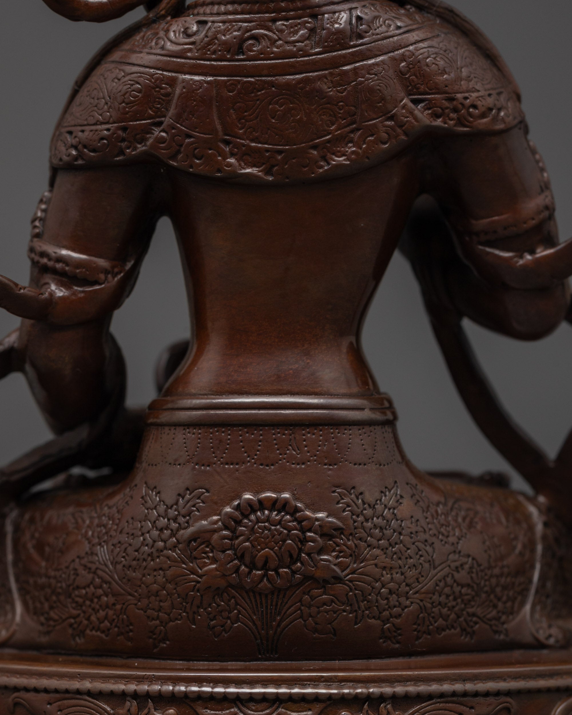 Calm Oxidized Vajrasattva Statue | Purifier of Karma & Defilements