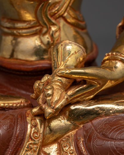 Spiritual Vajrasattva Statue | Handcrafted Copper and Gold Finish