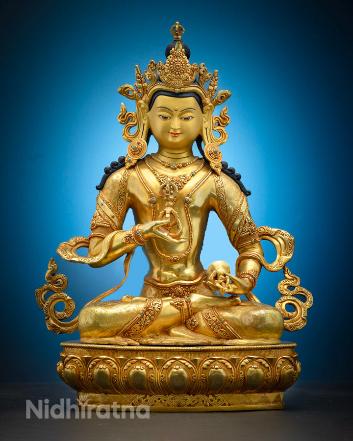 Vajrasattva Sadhana Statue | Dorje Sempa Sculpture for Purification and Enlightenment