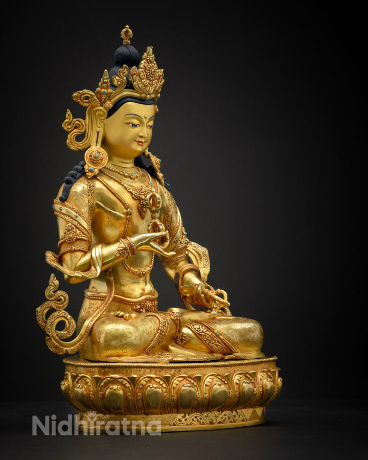 Vajrasattva Sadhana Statue | Dorje Sempa Sculpture for Purification and Enlightenment