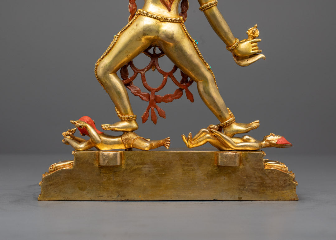 Hand-Carved Vajrayogini Statue | Sacred Tibetan Buddhist Deity