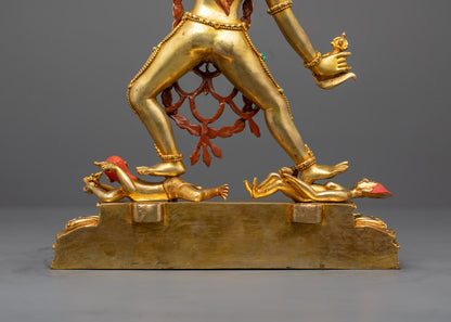 Hand-Carved Vajrayogini Statue | Sacred Tibetan Buddhist Deity