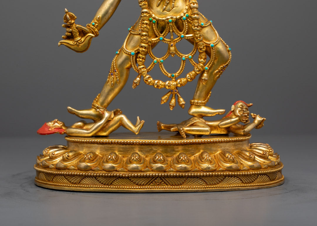 Hand-Carved Vajrayogini Statue | Sacred Tibetan Buddhist Deity