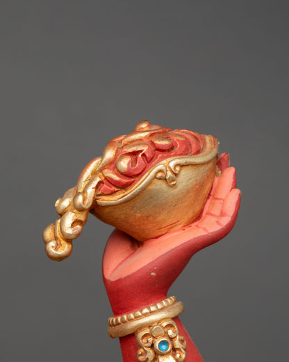 Colorful Vajrayogini Statue | Handcrafted Buddhist Deity Artwork