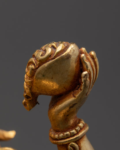 Dakini Vajrayogini Gold Statue | Symbol of Triumph over Ignorance