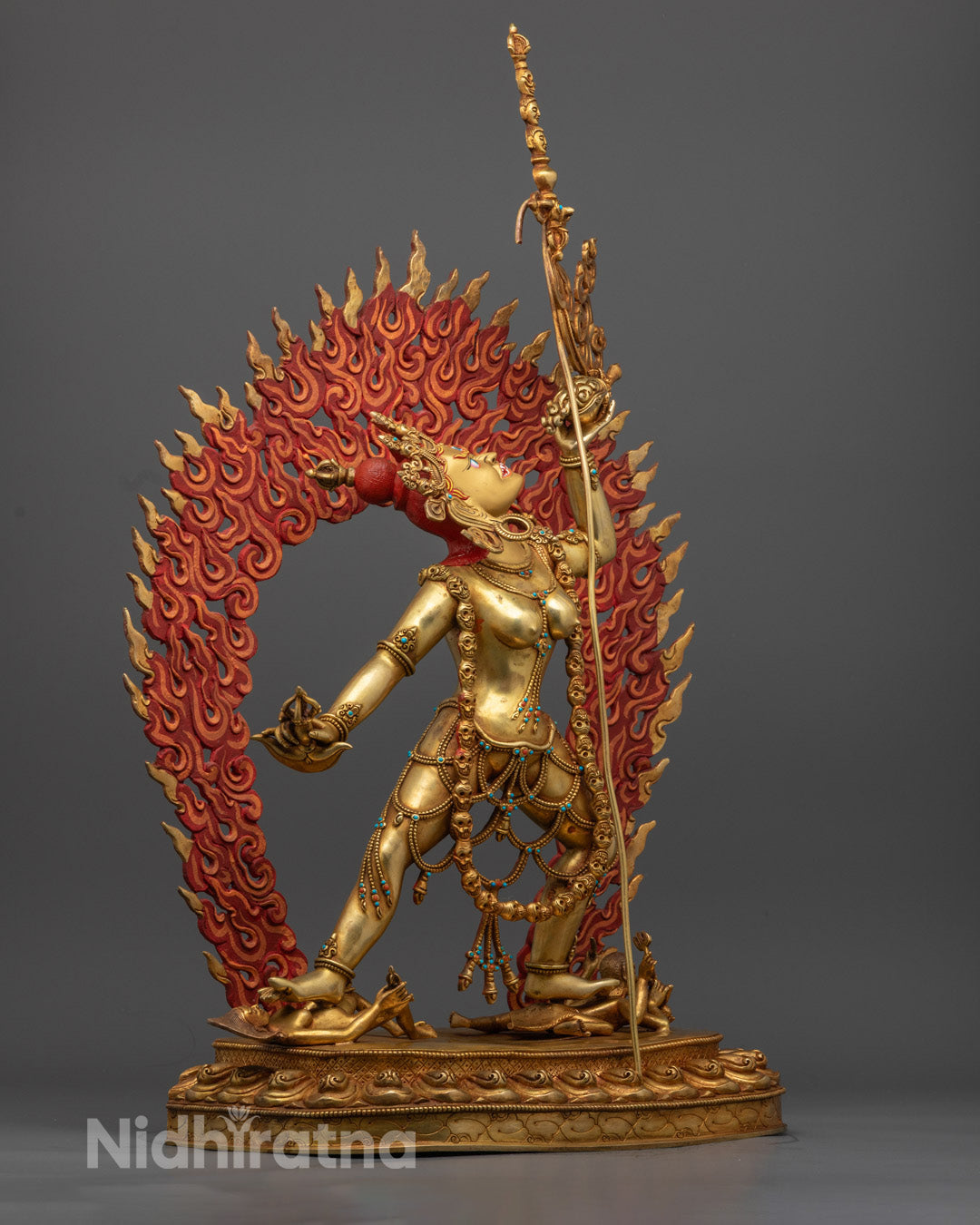 Vajrayogini Statue - Hand-Carved Tibetan Buddha for Meditation
