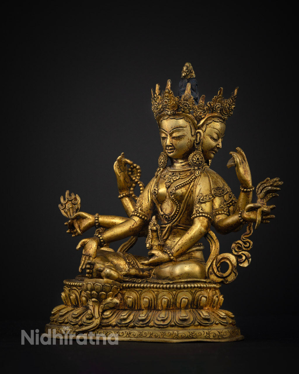 Vasudhara Statue | Antique Sculpture for Wealth