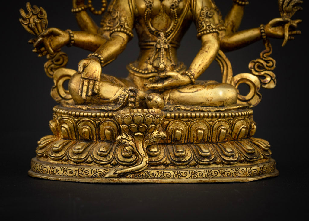 Vasudhara Statue | Antique Sculpture for Wealth