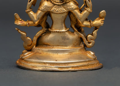 Vasudhara Buddhist Statue | Himalayan Copper Artwork