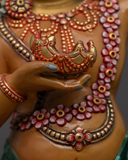 Nepalese Virupa Statue | Handcrafted Copper Sculpture