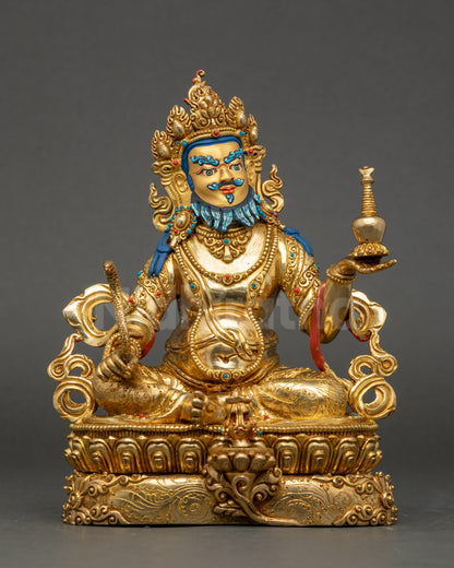 Virupaksha West Direction King statue carrying stupa Nepalese artwork