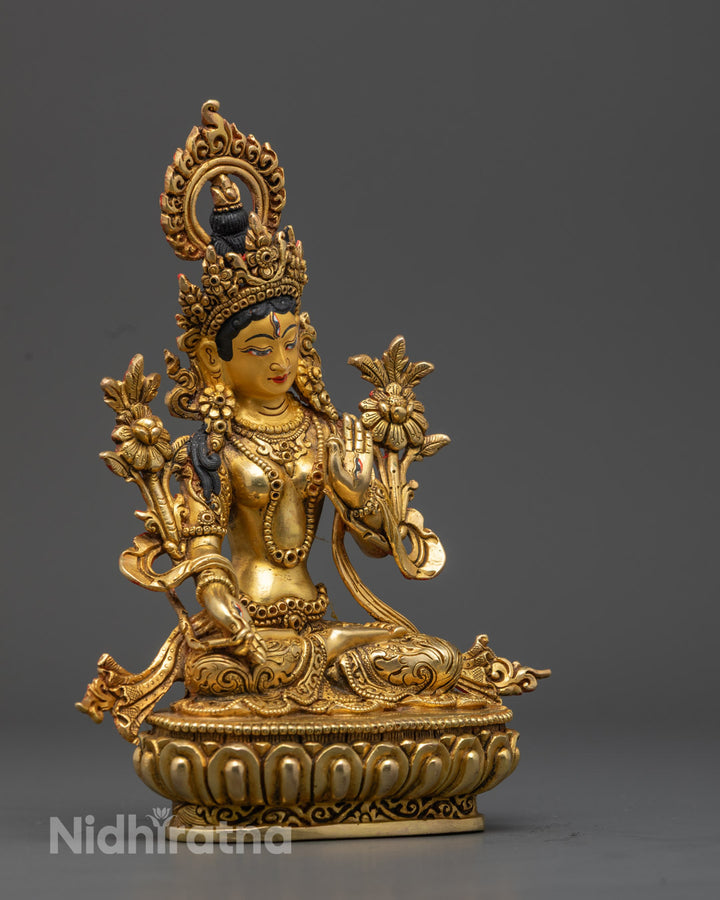 White Tara Statue | Handmade Buddhist Figure