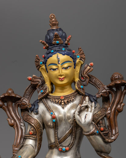 White Tara Statue | Symbol of Healing & Compassion