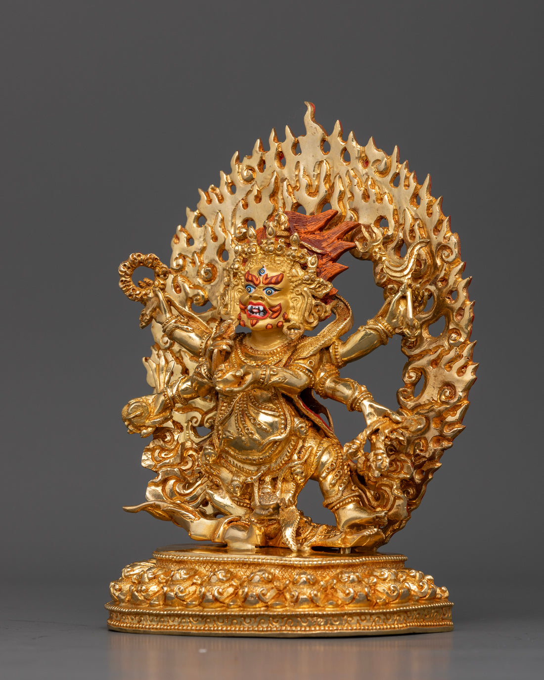 Embracing Wisdom and Protection: The Six-Armed White Mahakala